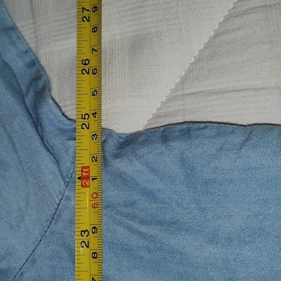 Crazy Train Lace and Denim Pearl Snap Button Up XL - Picture 10 of 11